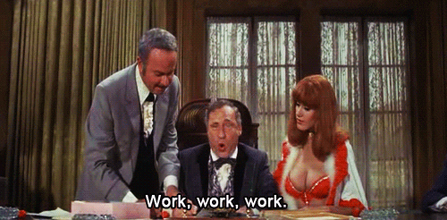 Vintage Office Happy Work Anniversary GIF
