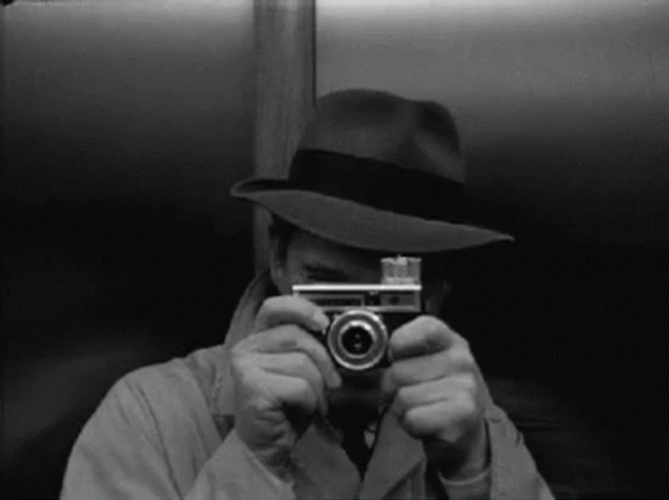 Vintage Photography Flashing Camera GIF