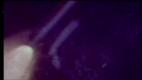 Vintage Rocket Ship Footage GIF