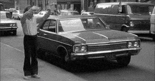 Vintage Shot Parallel Parking Fail GIF