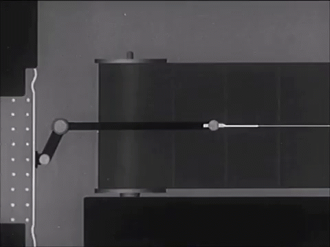 Vintage Sound Wave Producing Machine GIF