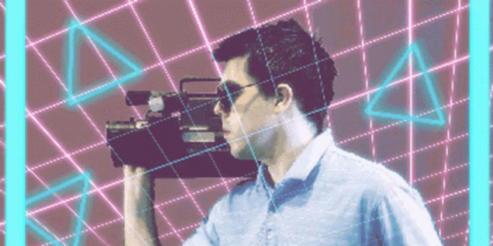Vintage Vhs Camera Retrostyle GIF