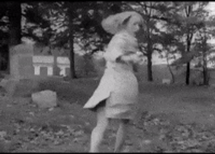 girl running away scared gif