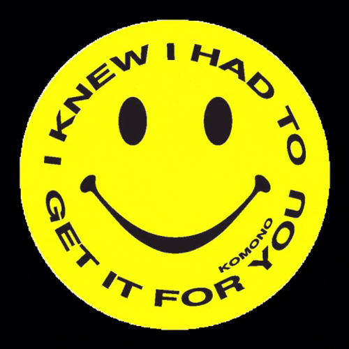 Vinyl Record Smiley Happy Face Emoji GIF