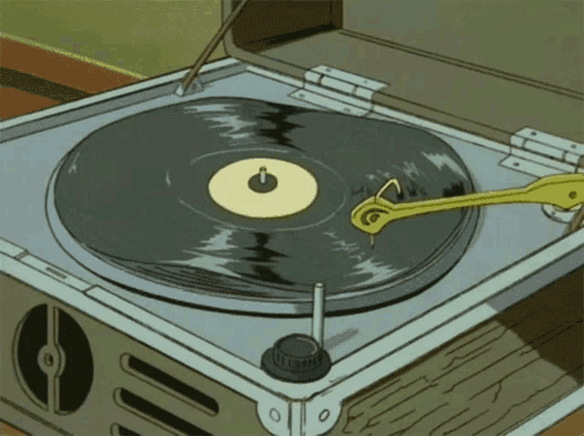 Vinyl Records Record Collection Gif GIF