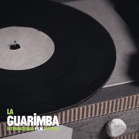 Vinyl Spinning Record Player GIF