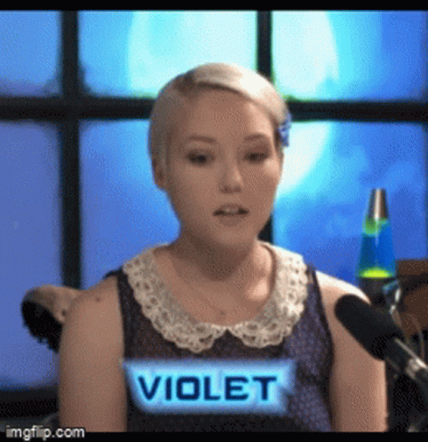 Violet Choose Violence Is Not The Answer GIF