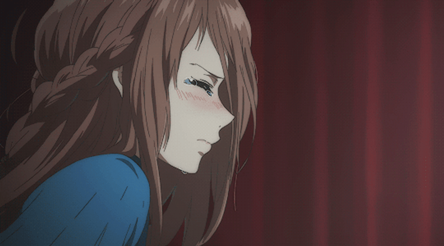 Violet Evergarden Anime Crying Lucilia GIF