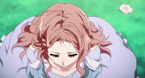 Violet Evergarden Charlotte Drossel Look Up GIF
