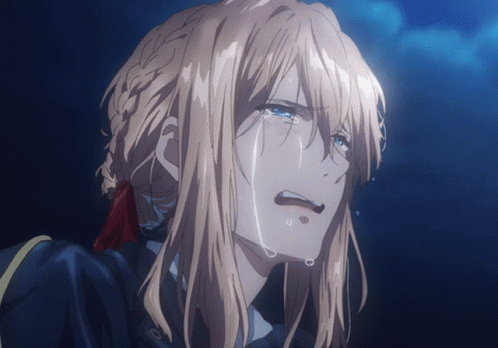 Violet Evergarden Crying Happy GIF