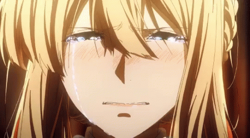 Violet Evergarden Crying Tears GIF