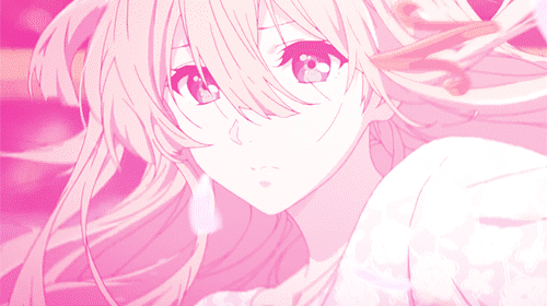 Violet Evergarden Pink Aesthetic GIF