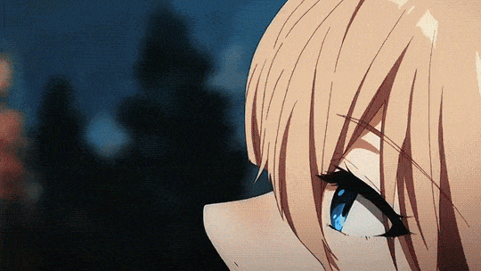 Violet Evergarden Umbrella Fly GIF
