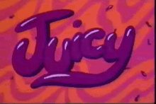Violet Juicy Text GIF