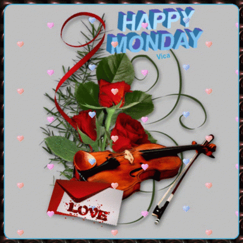 Violin Instrument Happy Blessed Monday GIF