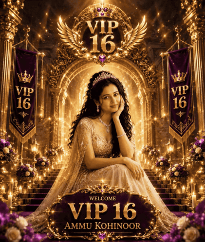 VIP 16 Poster Woman in Tiara