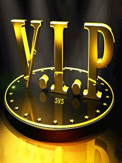 VIP Word on Gold Circle
