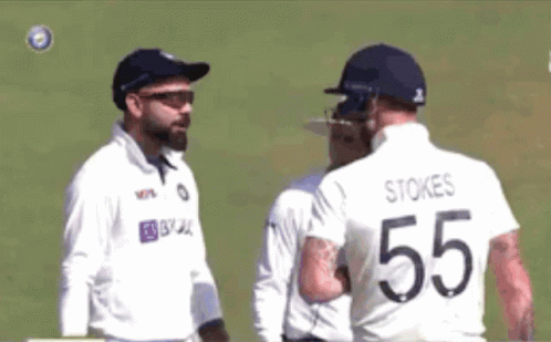 Virat Kohli Ben Stokes GIF
