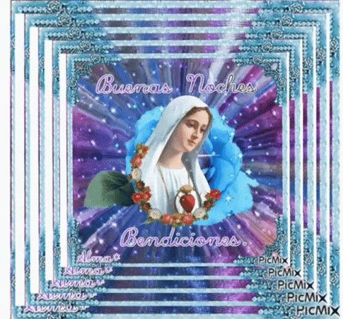 Virgin Mary Buenas Noches Bendiciones GIF
