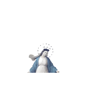Virgin Mary in Blue Robe