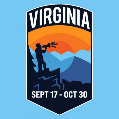 Virginia United Early Logo Man Holding Megaphone