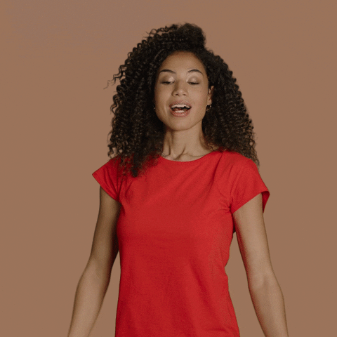 Virtual Ghost Hug Happy Smiling Girl GIF