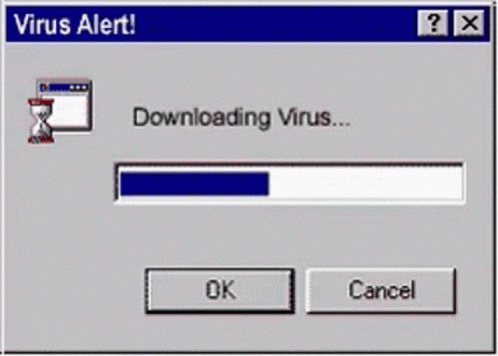 Virus Alert Download Complete GIF