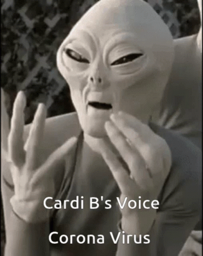 Virus Alien Coronavirus Cardi B GIF