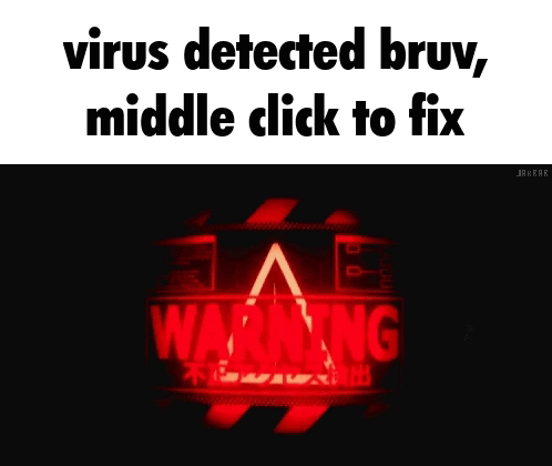 Virus Detected Read Alert Warning GIF