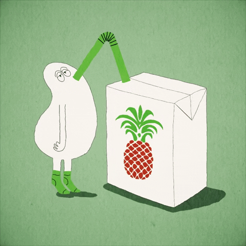 Vishav Aurora Drinking Juice GIF