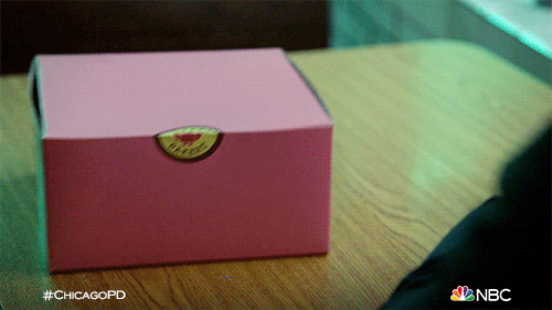 Visiting Season Pink Box Gift GIF