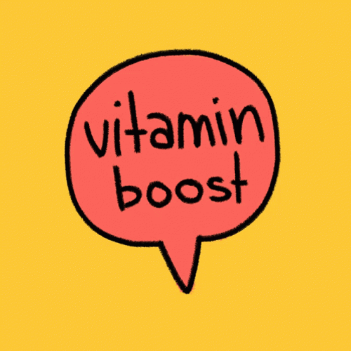 Vitamin Boost Bubble Head GIF