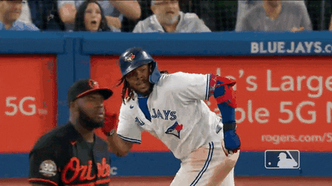 Vladimir Guerrero Jr. Running Fast GIF