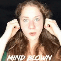Vlogger Lillee Jean Mind Blown Meme GIF