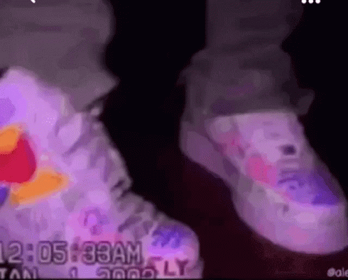 Vlone Die Playboi Carti Shoes Glitch GIF