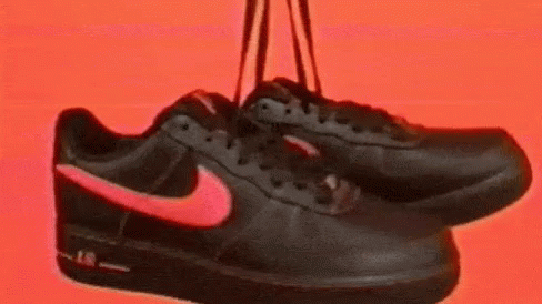 Vlone Nike Air Force One Shoes GIF