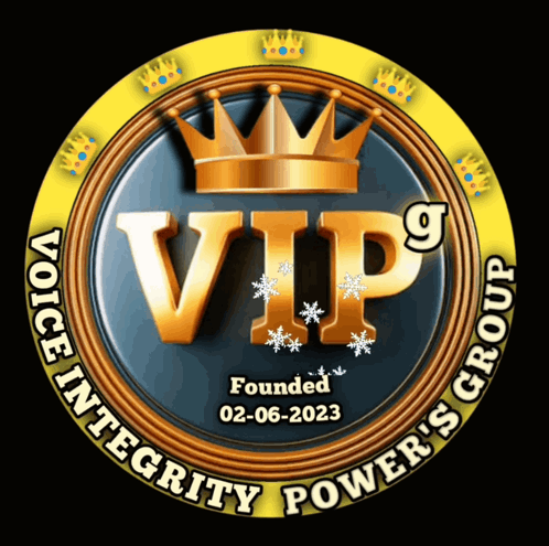 Voice Integrity Powers Group Logo With Crown