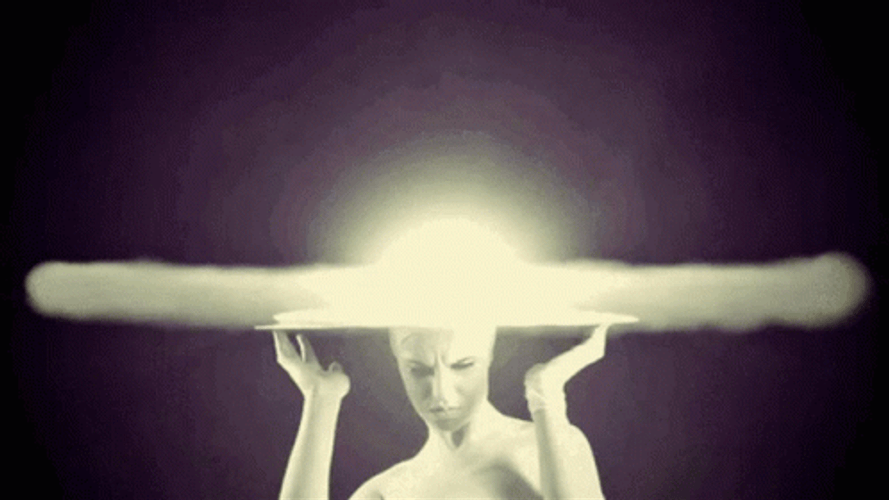 Volcano Art Of Brain Exploding GIF