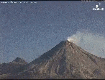 Volcano Erupting