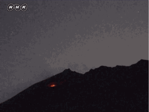 Volcano Eruption Smoke GIF