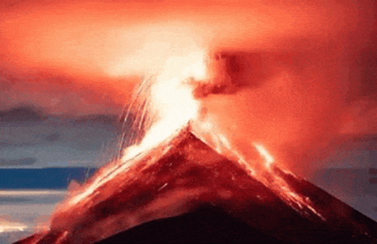 Volcano Eruption Splashing Lava Fire GIF GIFDB Volcano Eruption Splashing Lava Fire GIF GIFDB