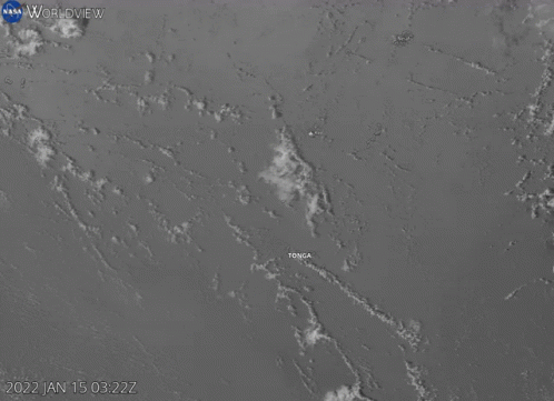 Volcano Eruption Tonga Explode Footage GIF