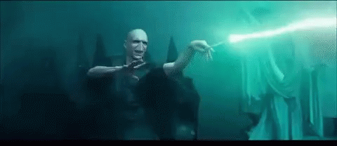 Voldemort Cast Lighting Chain GIF