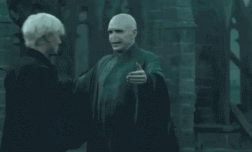 Voldemort Hugged Draco Malfoy GIF