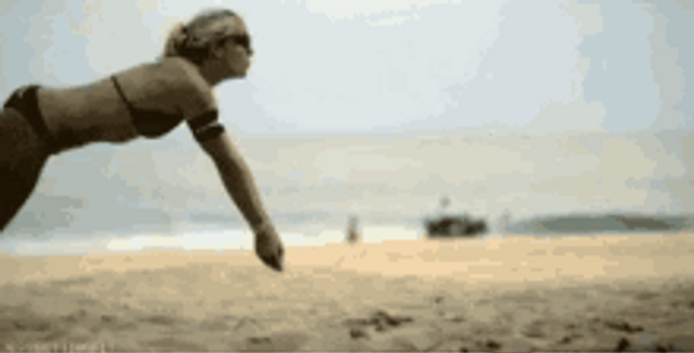 Volleyball Beach Game GIF 