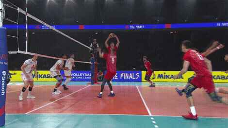 Volleyball Smash Left Hand GIF