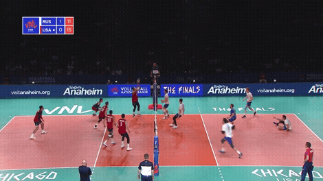 Volleyball World Fail Block GIF