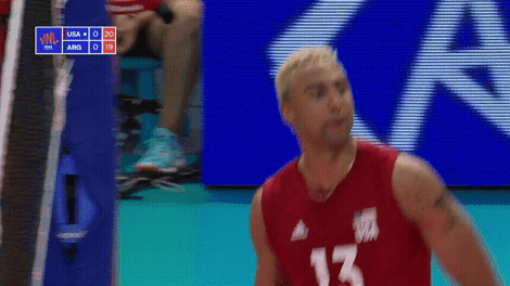 Volleyball World Team Happy Celebrating GIF