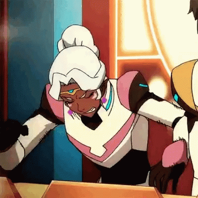 Voltron Princess Allura Angry Anime GIF