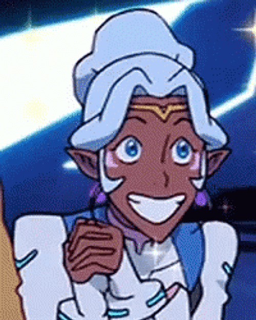 Voltron Princess Allura Sparkling Anime GIF